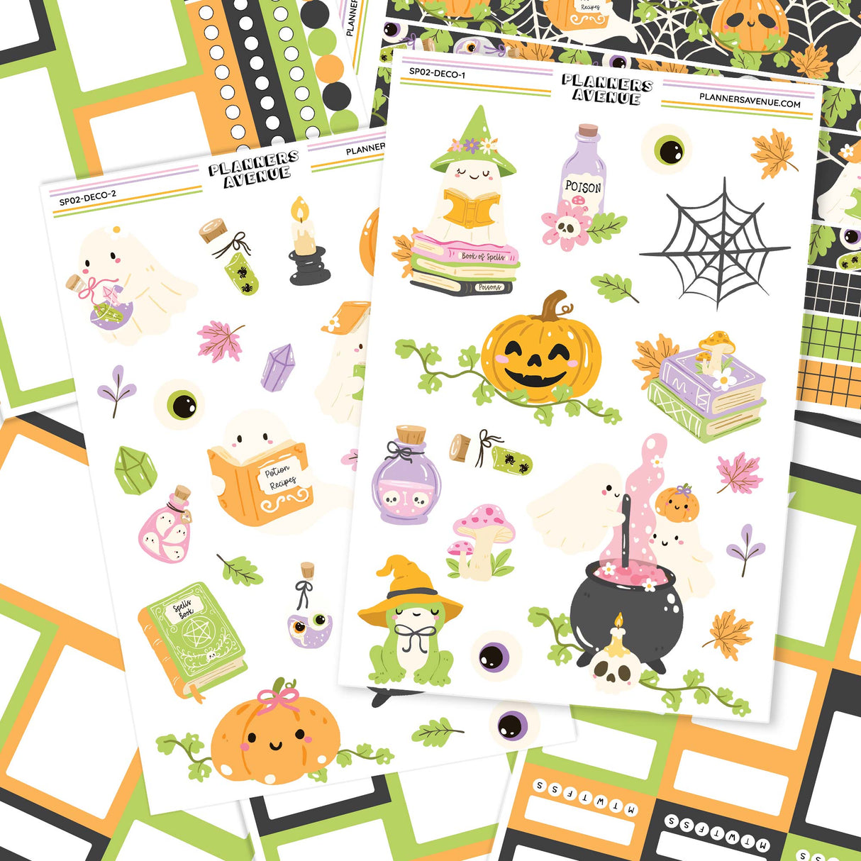 Halloween Ghost Potions Sticker Pack