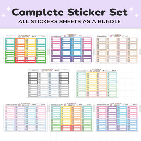 Meal Plan Tracker Stickers