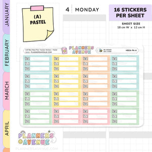 Meal Plan Tracker Stickers