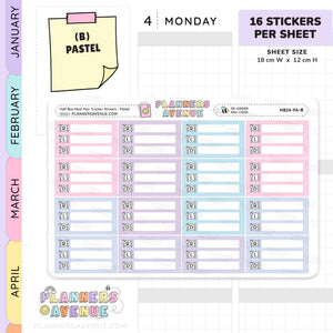 Meal Plan Tracker Stickers