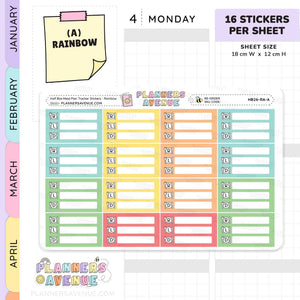 Meal Plan Tracker Stickers