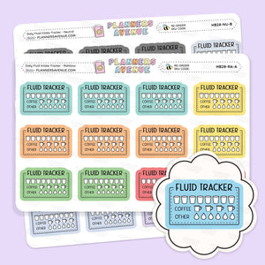Hydration Intake Tracker Stickers