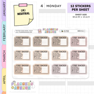 Fitbit Tracker Stickers