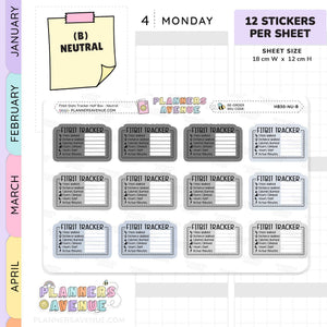 Fitbit Tracker Stickers