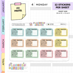 Fitbit Tracker Stickers