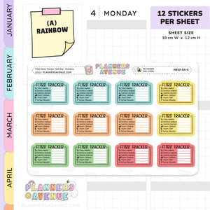 Fitbit Tracker Stickers