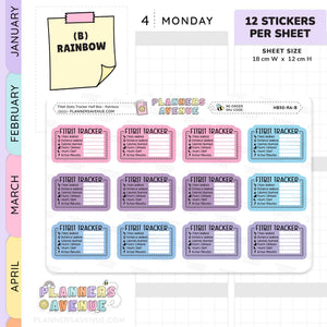 Fitbit Tracker Stickers