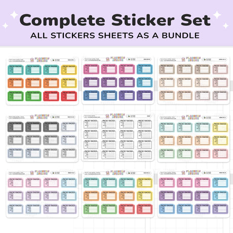 Maros Tracker Stickers - Half Box