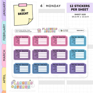 Maros Tracker Stickers - Half Box