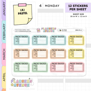 Maros Tracker Stickers - Half Box