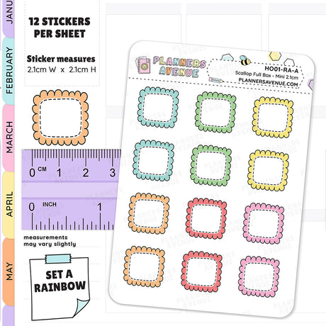 Hobonichi Weeks Box Planner Stickers