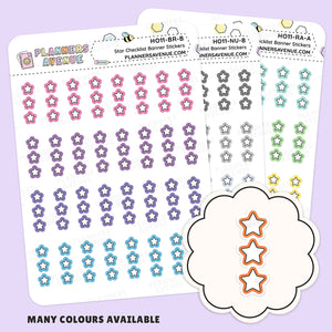 Star Doodle Checklist Stickers