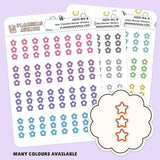 Star Doodle Checklist Stickers