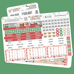 Christmas Movies Happy Planner MINI Monthly Sticker Kit