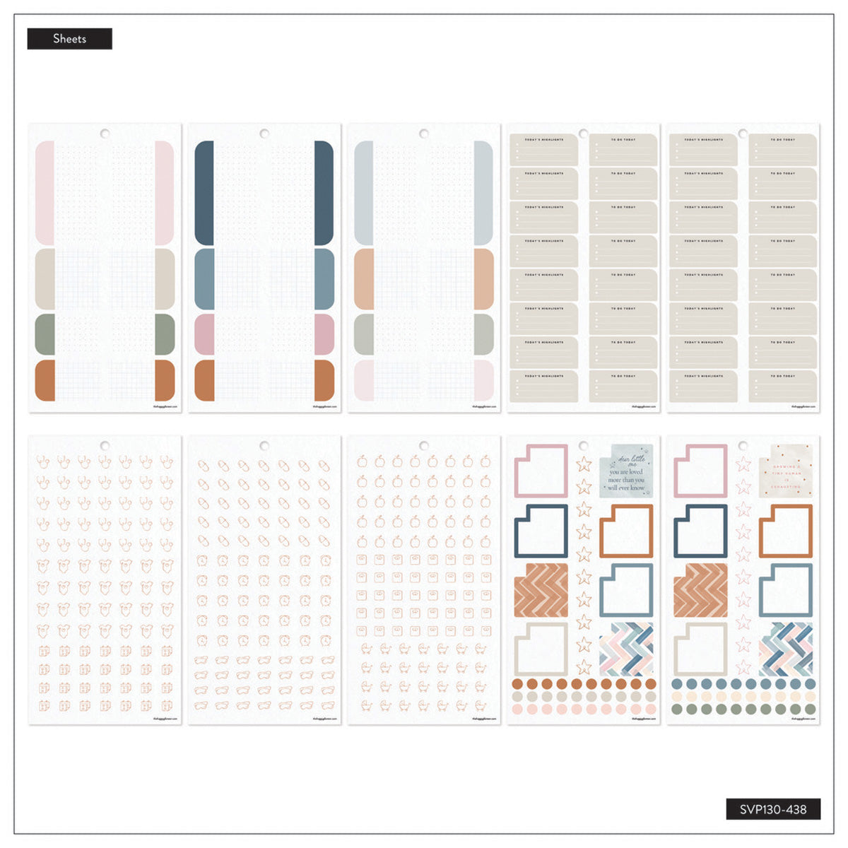 Happy Planner Baby On The Way Classic Sticker Book