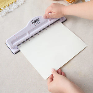 Happy Planner Big Page Punch White Pink Polka Dot