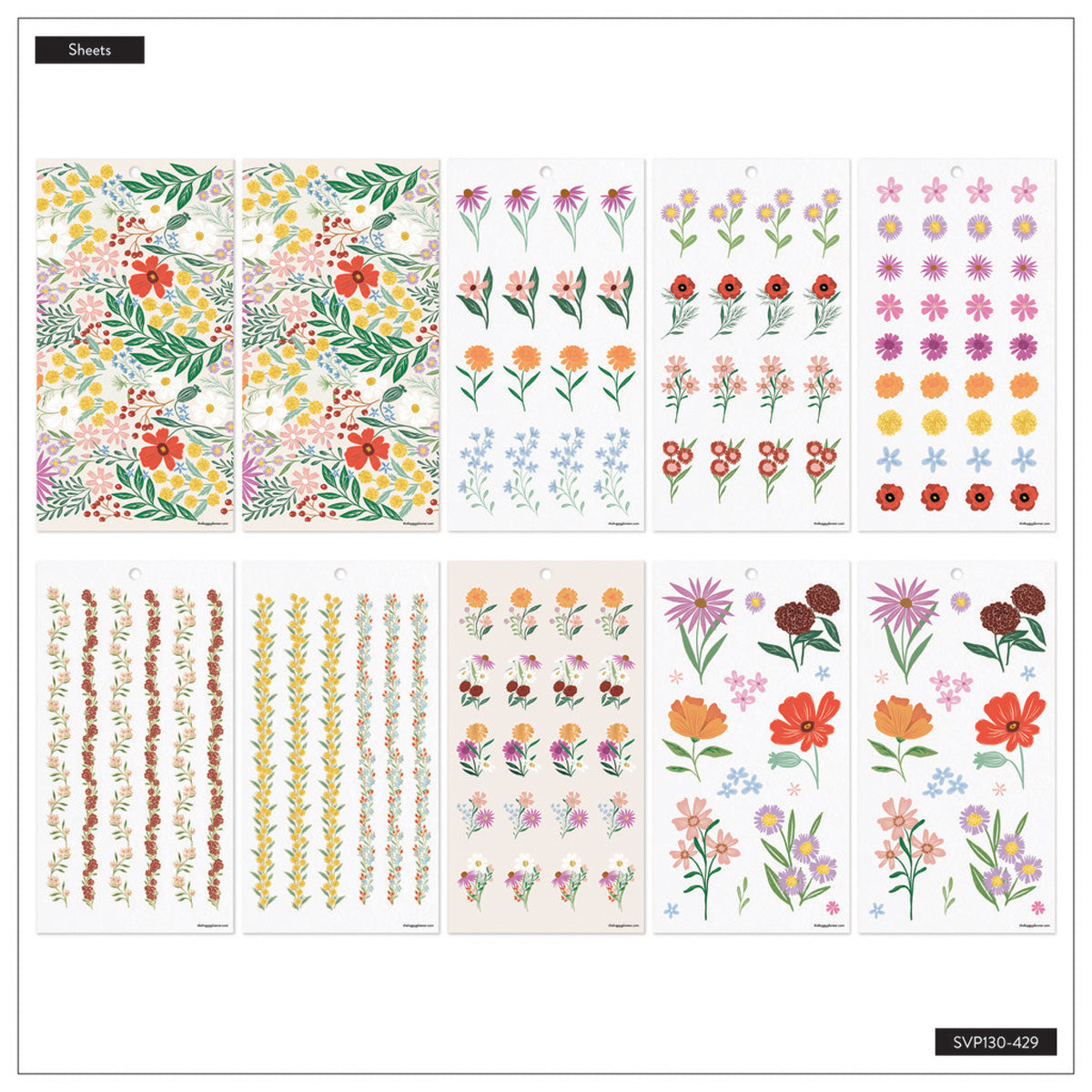 Happy Planner Blooming Bouquet Classic Sticker Book