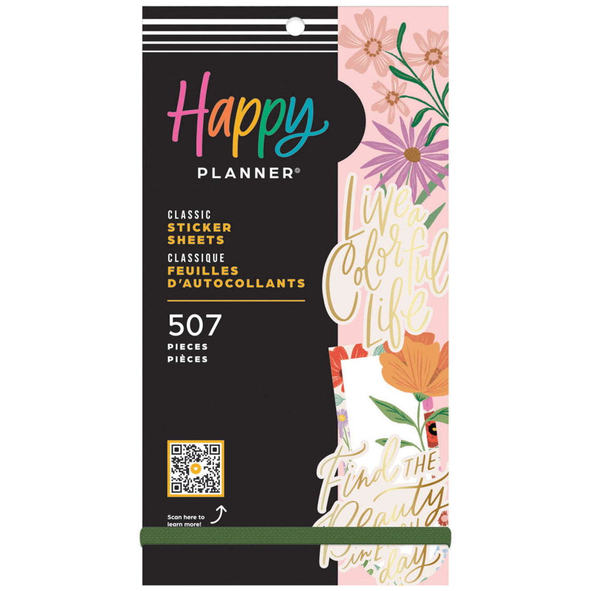 Happy Planner Blooming Bouquet Classic Sticker Book