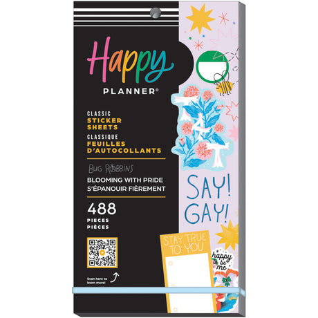 Happy Planner Blooming Pride Classic Sticker Book