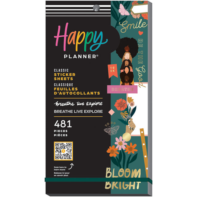 Happy Planner Breathe Live Explore Classic Sticker Book