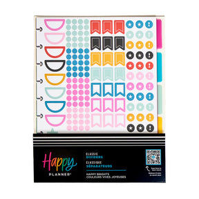 Happy Planner Brights Classic Plastic Dividers