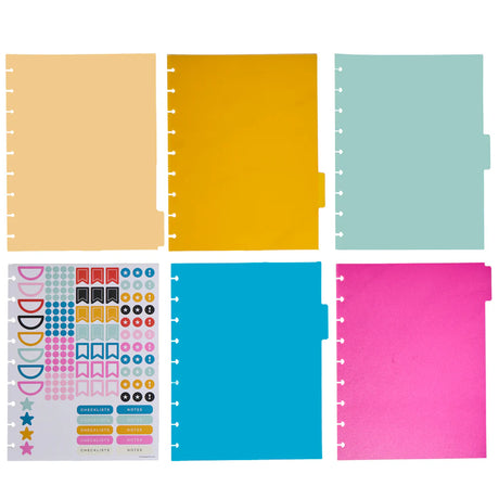 Happy Planner Brights Classic Plastic Dividers