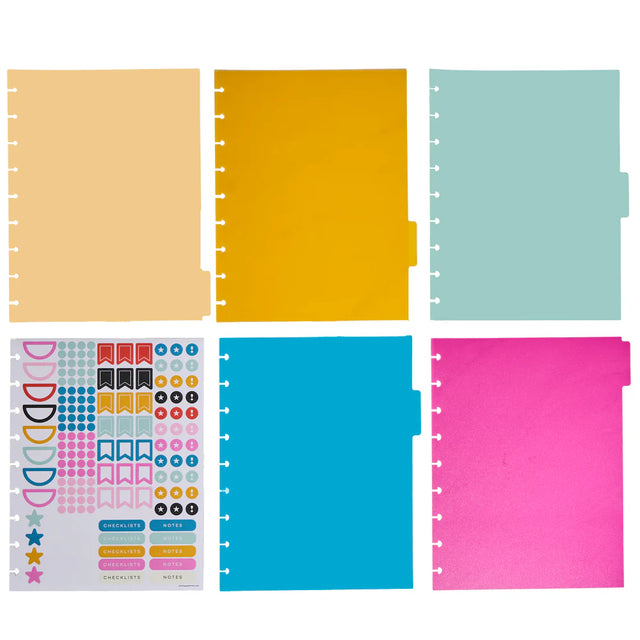 Happy Planner Brights Classic Plastic Dividers