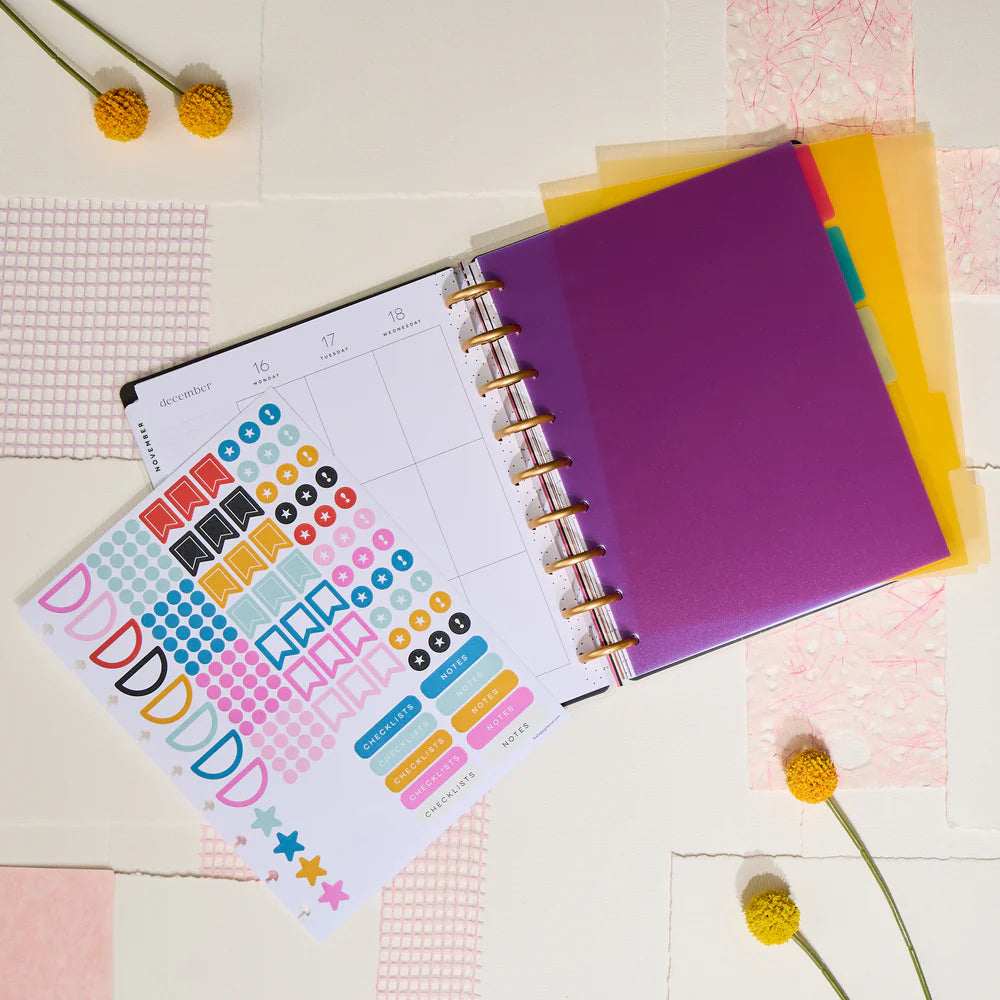 Happy Planner Brights Classic Plastic Dividers