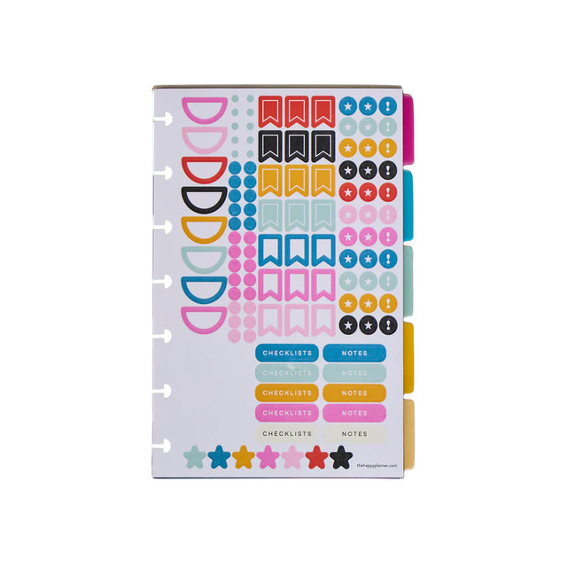 Happy Planner Brights Mini Plastic Dividers
