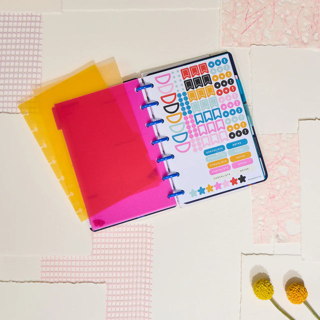 Happy Planner Brights Mini Plastic Dividers