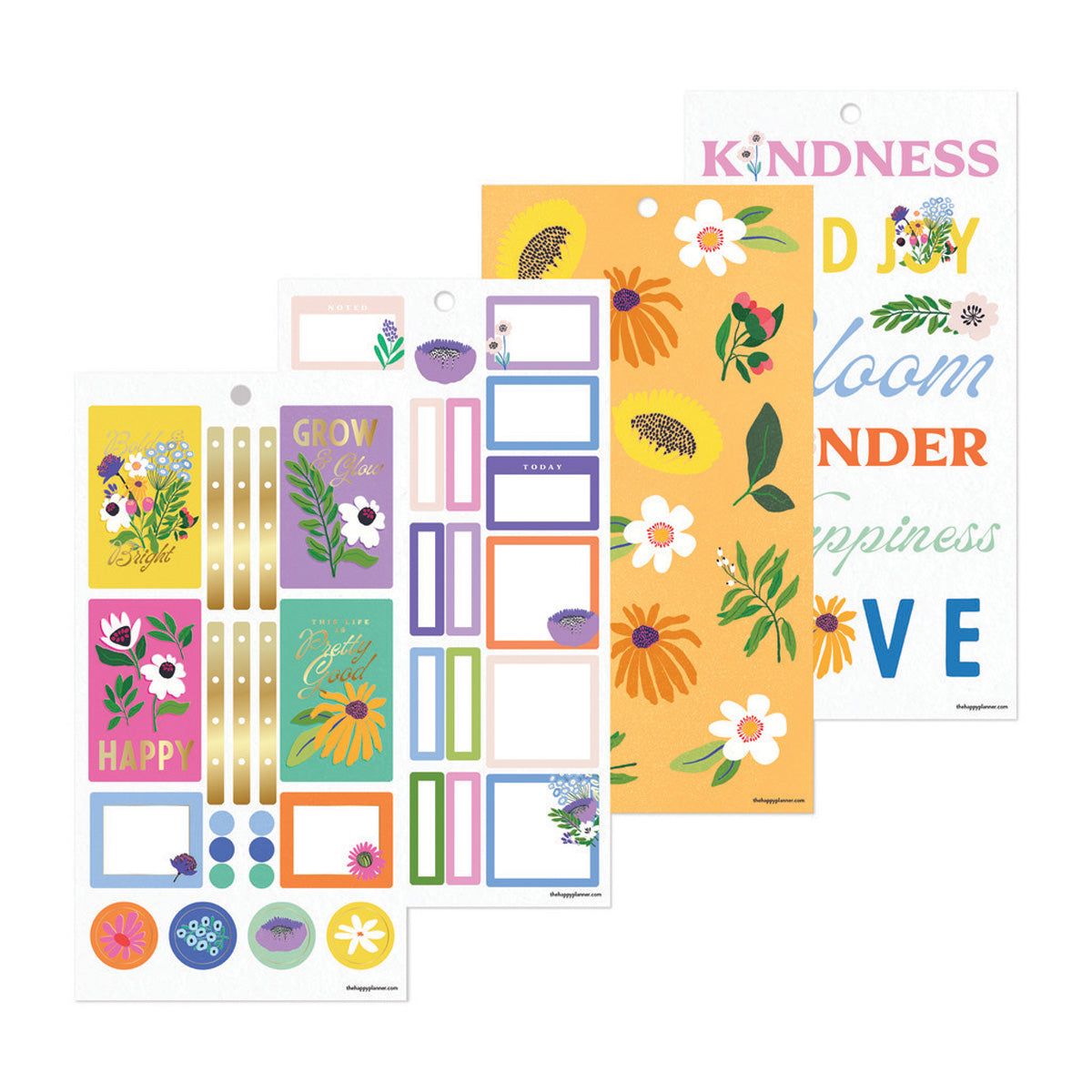 Happy Planner Brilliant Blooms Classic Sticker Book