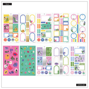 Happy Planner Brilliant Blooms Classic Sticker Book