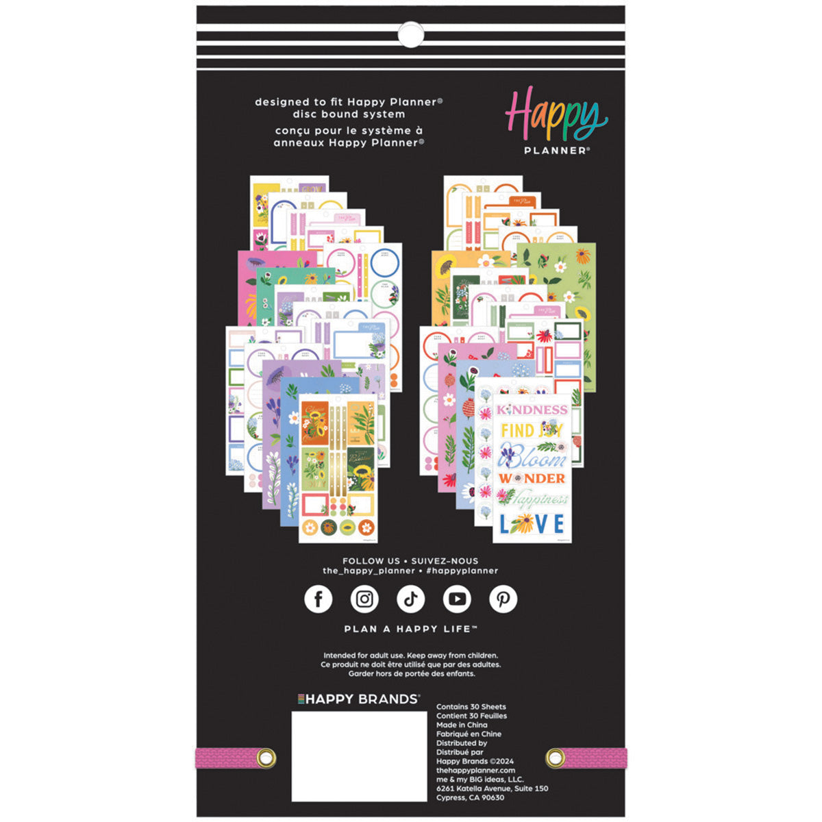 Happy offers Planner Be Happy Bloom Box Sticker Books