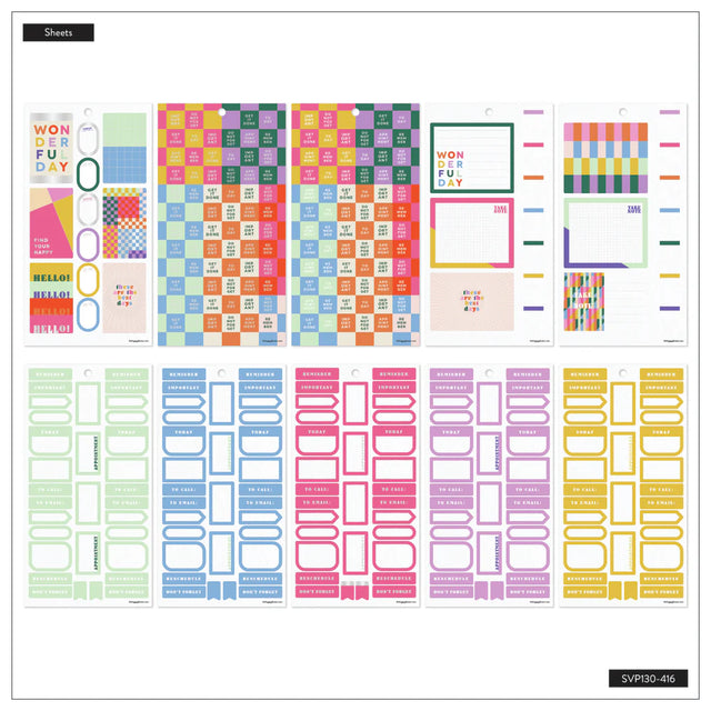 Happy Planner Building Blocks Sticker Book - Classic