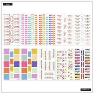 Happy Planner Building Blocks Sticker Book - Classic