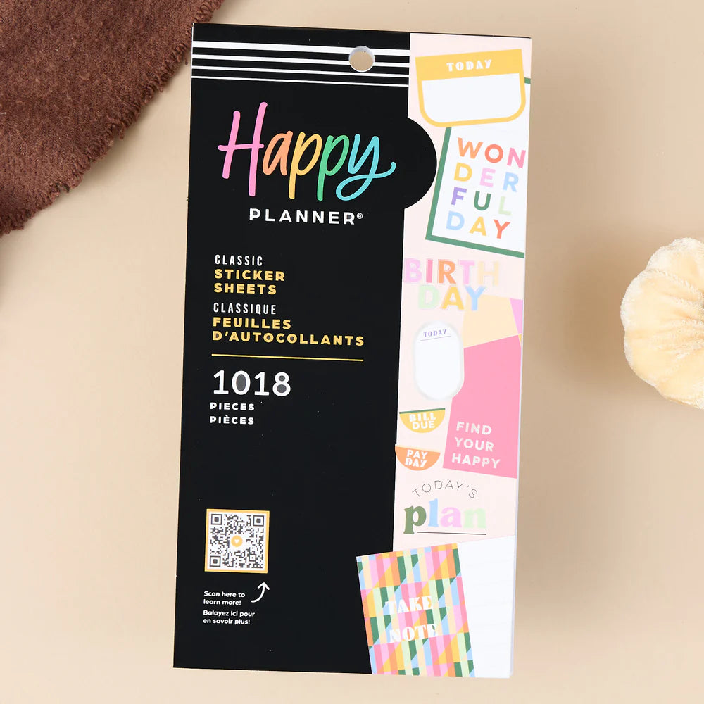 Happy Planner Building Blocks Sticker Book - Classic