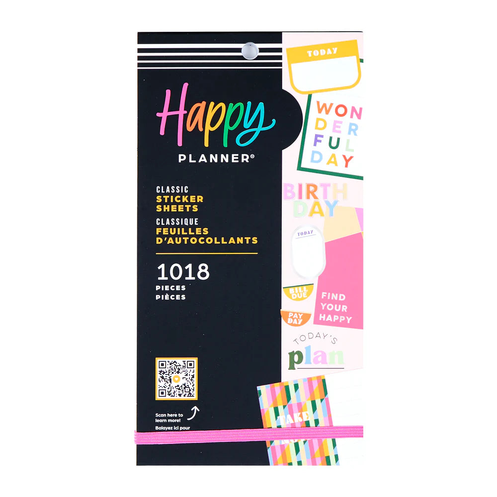 Happy Planner Building Blocks Sticker Book - Classic