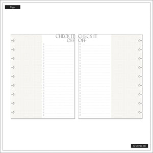 Happy Planner Check It Off Classic Filler Paper - Checklist + Dot Grid