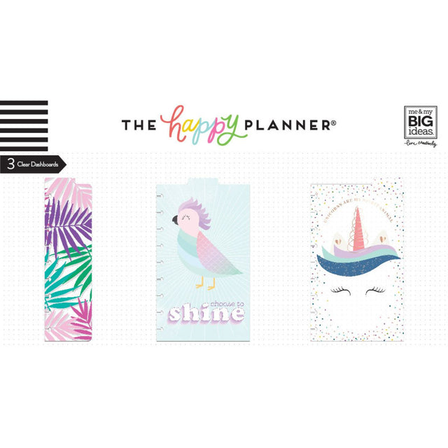 Happy Planner Classic Shine Dashboards