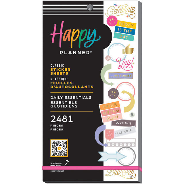 Happy Planner Daily Essentials Sticker Book