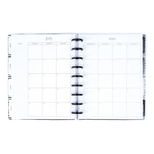 Happy Planner Deluxe Modern Impression Classic - Vertical 12-Months Dated Jan - Dec 2025