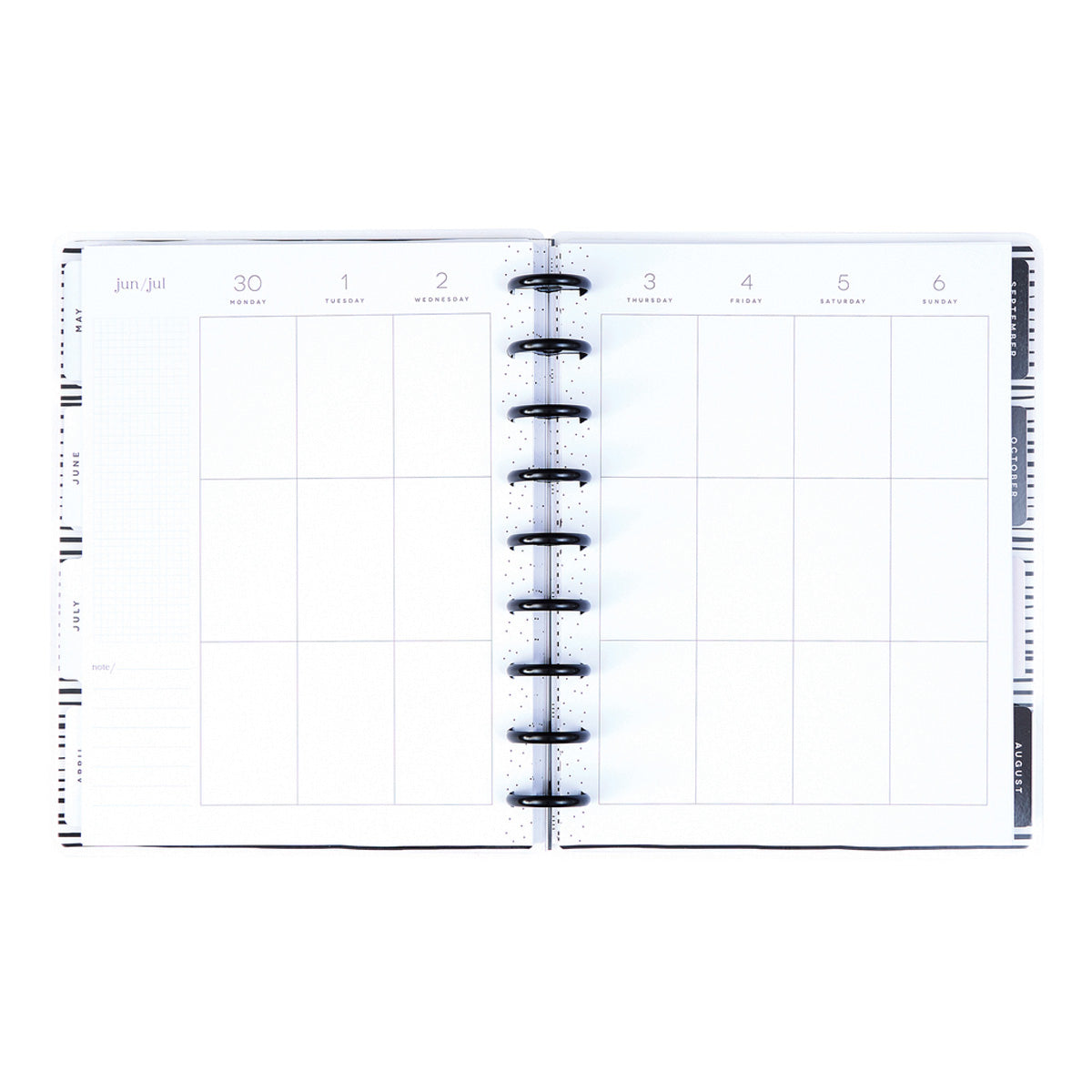 Happy Planner Deluxe Modern Impression Classic - Vertical 12-Months Dated Jan - Dec 2025