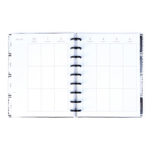 Happy Planner Deluxe Modern Impression Classic - Vertical 12-Months Dated Jan - Dec 2025