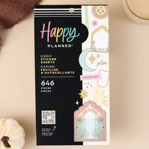 Happy Planner Desert Mystic Classic Sticker Book