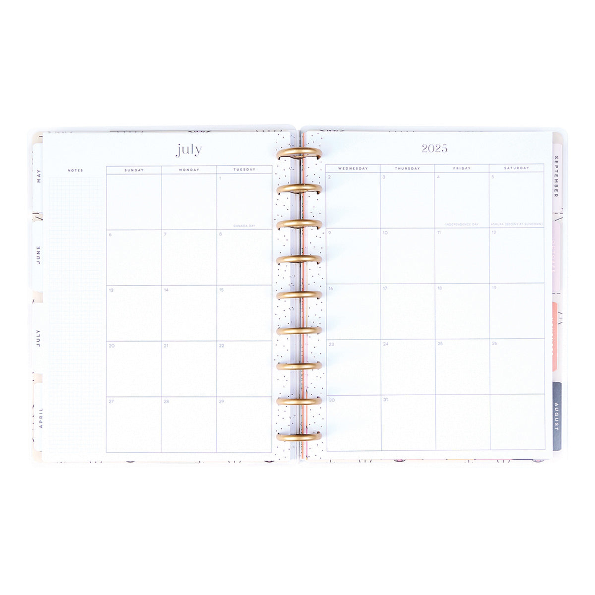 Happy Planner Desert Mystic Classic - Vertical 12-Months Dated Jan - Dec 2025