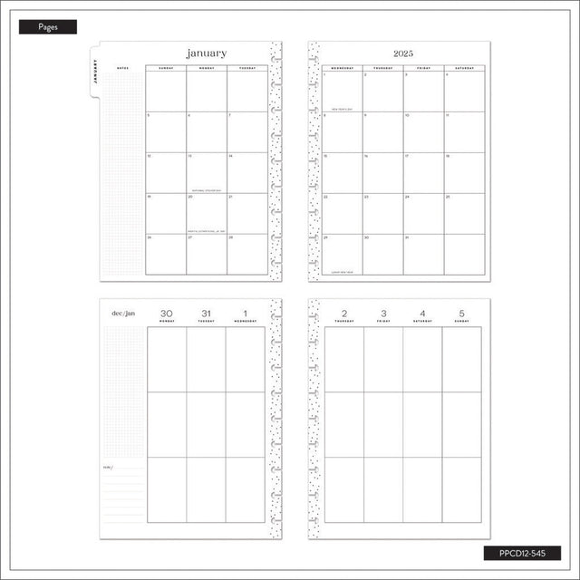 Happy Planner Desert Mystic Classic Vertical Dated Planner 