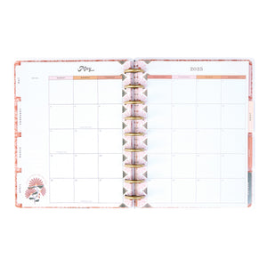 Happy Planner Desert Rose Classic - Horizontal 12-Months Dated Jan - Dec 2025