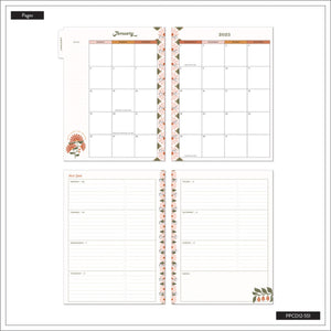 Happy Planner Desert Rose Classic Dated Planner horizontal layout