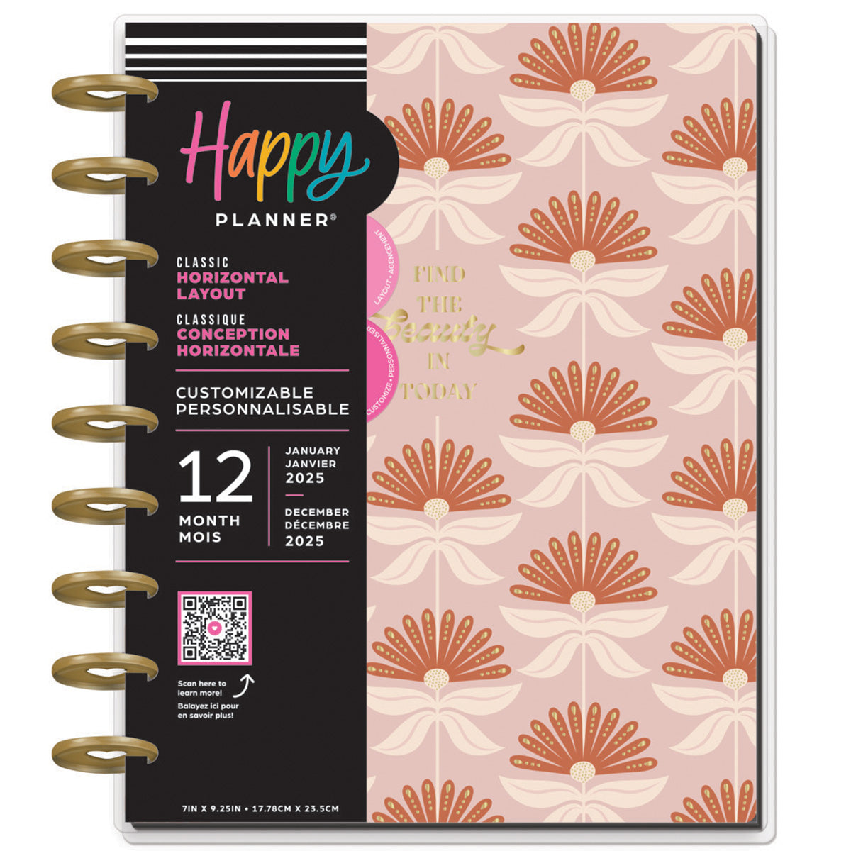 Happy Planner Desert Rose Classic Dated Planner