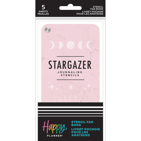 Happy Planner Stargazer Stencil Fan Book